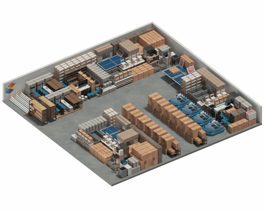 3D Unit Diagram for 20x10x3