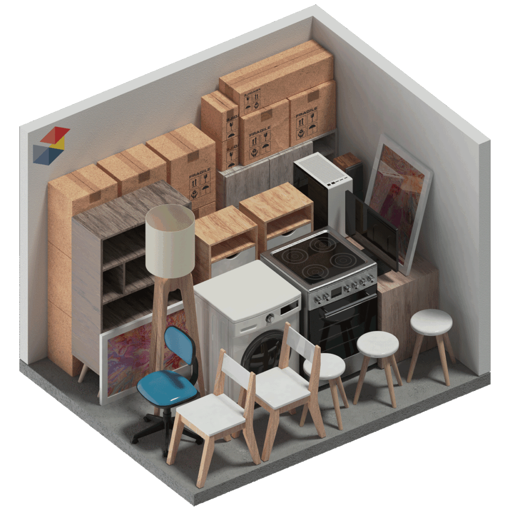 3D Unit Diagram for 2.3×2.1×3