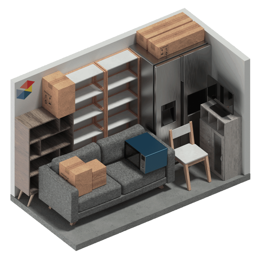 3D Unit Diagram for 3×1.5×3