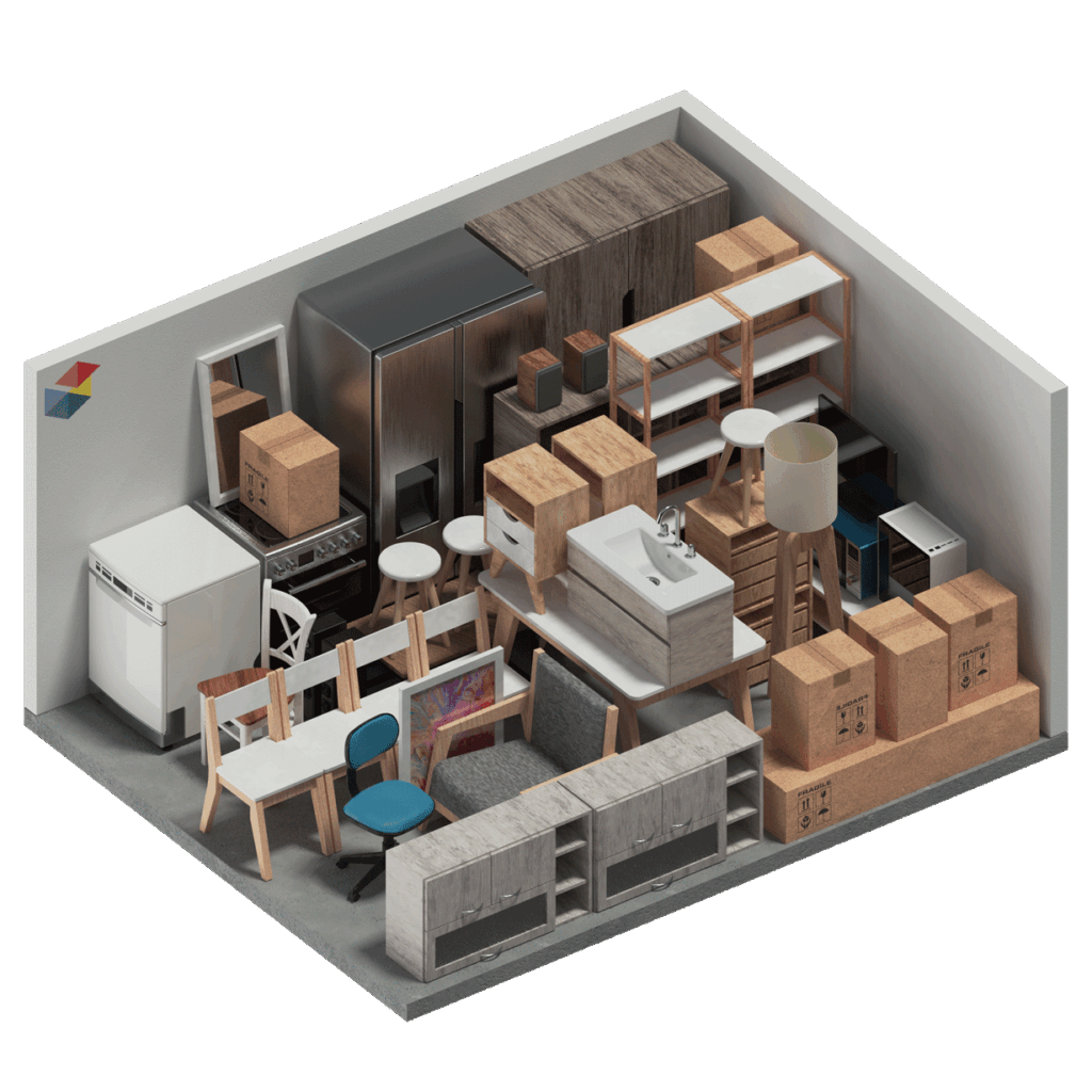 3D Unit Diagram for 3.8x3x3