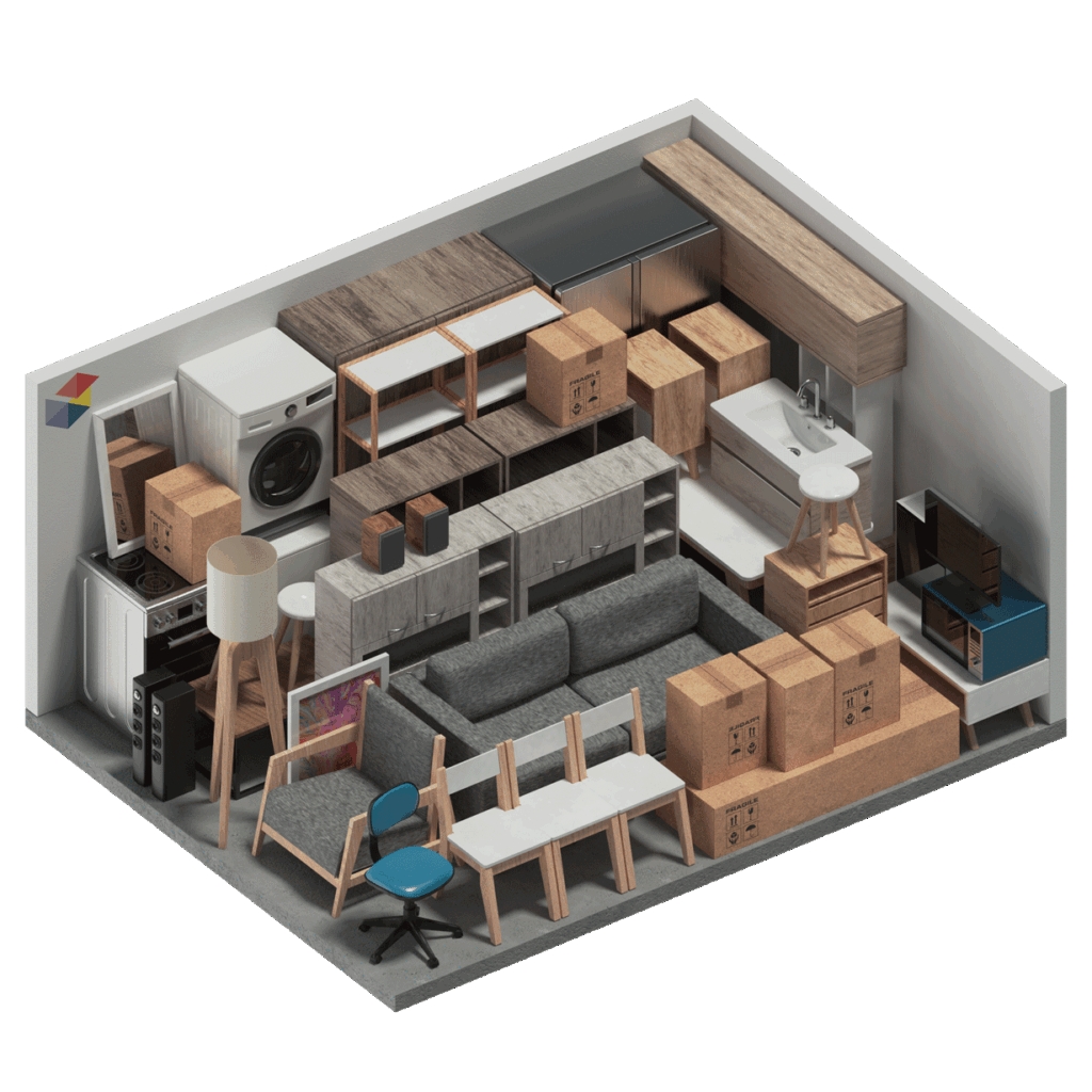 3D Unit Diagram for 4x3x3