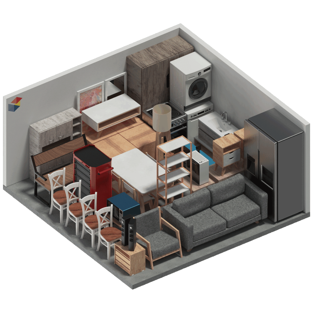 3D Unit Diagram for 4.5x3x3
